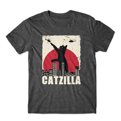 Catzilla Tričko Mäkká Bavlna Prémiové Tričko Pohodlné