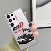 Soft Cover Phone Case for Samsung Galaxy S22 Ultra Note 20 Ultra S20 FE S25 S24Ultra S24 FE S21 S23 S25Plus Initial D Anime Car