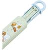 Skater mofusand Chopsticks and Chopstick Case Set, 16.5cm, for Children, Antibacterial, Made in Japan, ABS2AMAG-A