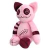 Hallowen Zombie Cat Plush Toys Stuffed Animal Soft Toys Pink Kawaii Pink Fish Cat Cartoon Peripheral Toy Throw Pillow Home Decor