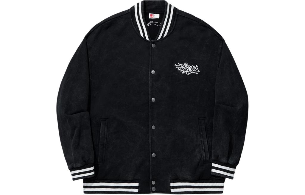 Li Ning Baseball Jacket Men's Black AFDU247-1