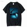 Wizard Vs Giraffe Night FighT T Shirt Long or Short Sleeves Vintage Washed Top For Everyday Wear Homme Slightly Breathable