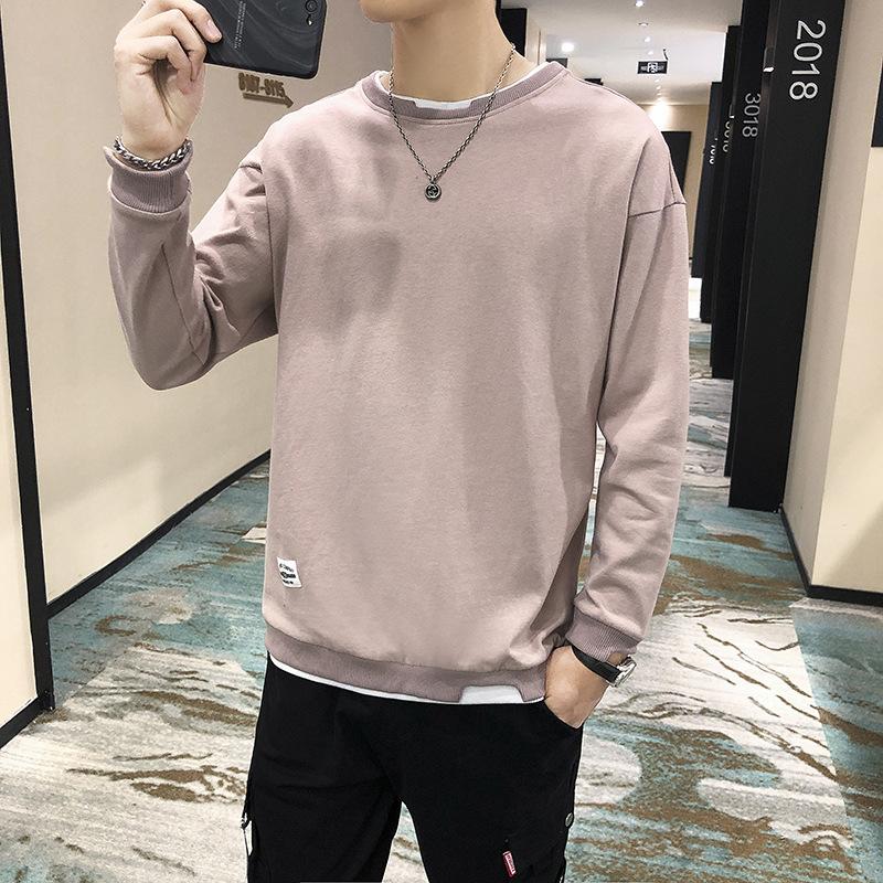 Spring Men's Long-sleeved Men's Long-sleeved Korean Casual Loose Long-sleeved Men's Sweatshirt