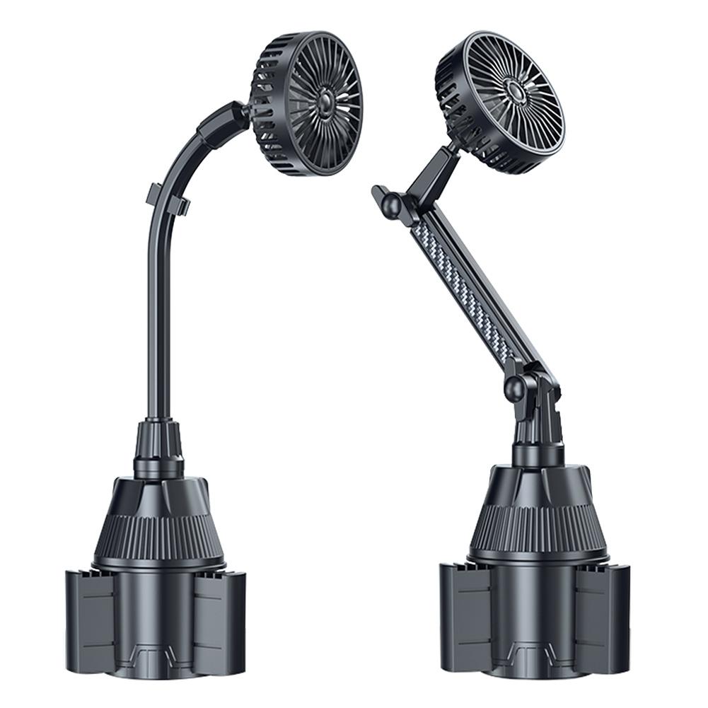USB Car Cup Holder Fan 3 Speeds Auto Water Cup Holder Fan Adjustable Portable Car Cooling Fan Auto Interior Accessories