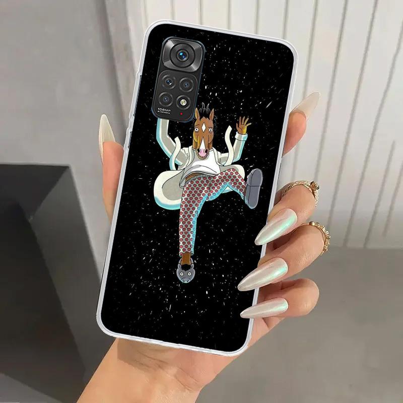 

Cartoon B-BoJack Horsemans Phone Case for Xiaomi Redmi Note 14 13 12S 12 11S 11 Pro Plus 11T 11E 10S 9 9S Soft Funda Print Shell Redmi Note 14 4G