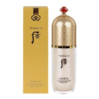Gongjinhyang Mi Esencjonalny Podkład do Skóry SPF30 PA++ 40ml Koreański Ziołowy Makijaż Bazowy Bezbłędne Krycie K-Beauty(Odcień 1/2)