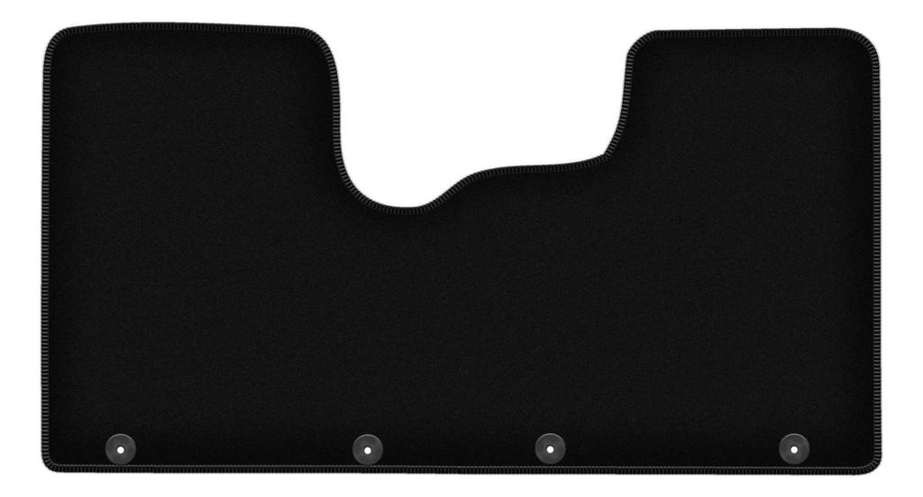 PODSTAWOWE czarne welurowe dywaniki podłogowe dla: Opel Vivaro II furgon dostawczy (2014-2019)