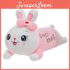 Plush Rabbit Doll With Bow And Embroidery Design For Kids Girls Girls Gift Soft Stuffed Toy