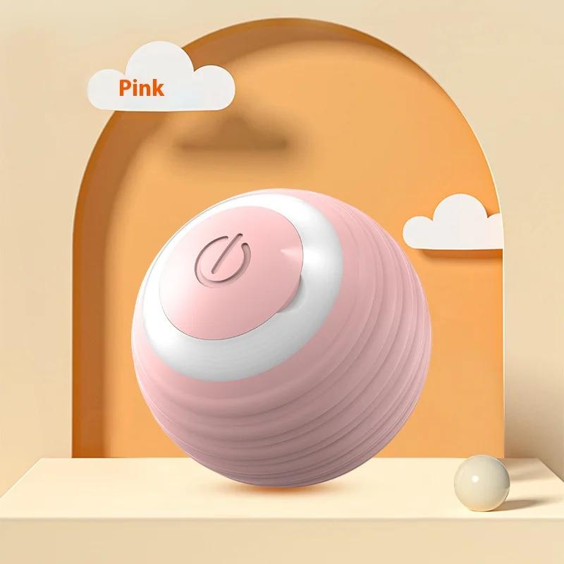 Rolling Ball Pet Gravity Cat Toy Pet Automatic Cat Teasing Ball Cat Toy for Self Fun and Relaxation