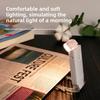 USB Mini Eye-Care Foldable Clip-On Reading Light Portable Book Lamp for Students Compact Travel Adjustable Desk Lamp