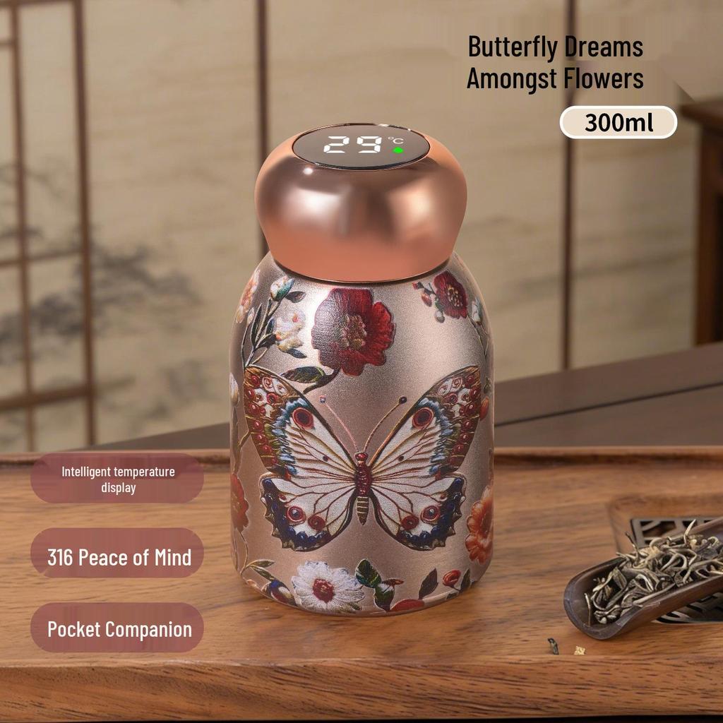 Chubby 316 Stainless Steel Insulated Pocket Cup with Portable Carrying Ring