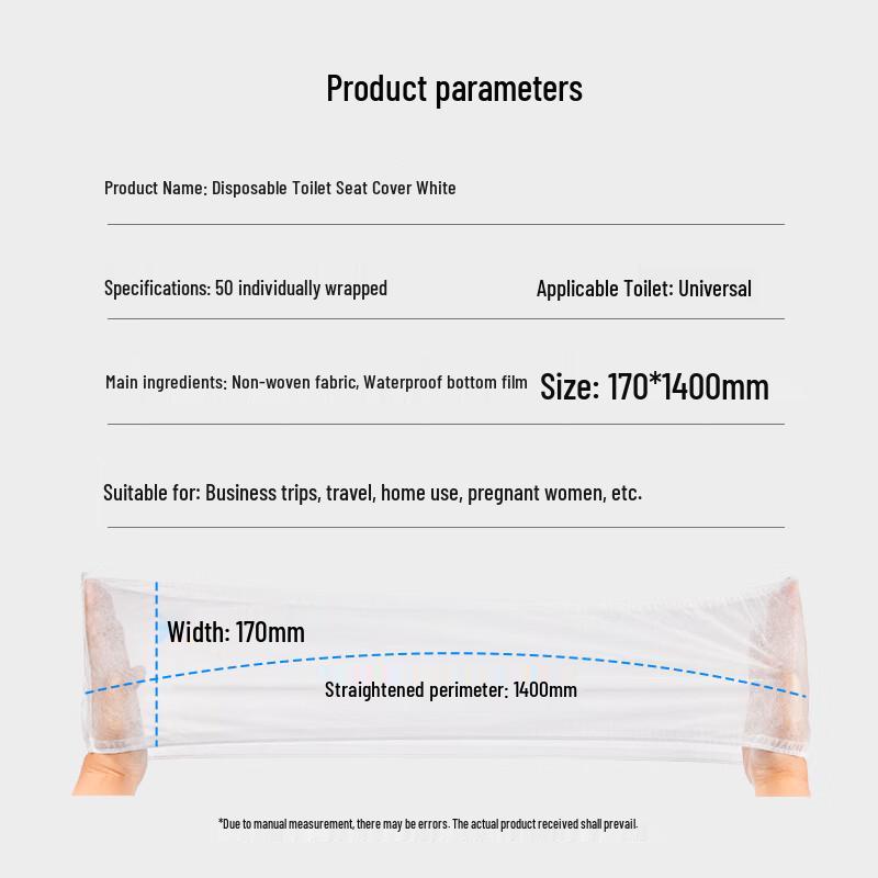 Youao Einweg-Toilettensitzbezüge (50 zählen)