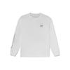 Li-Ning Loose Fit Round Neck Long Sleeve T-Shirt With Logo Print Men Tops White AHSS019-1