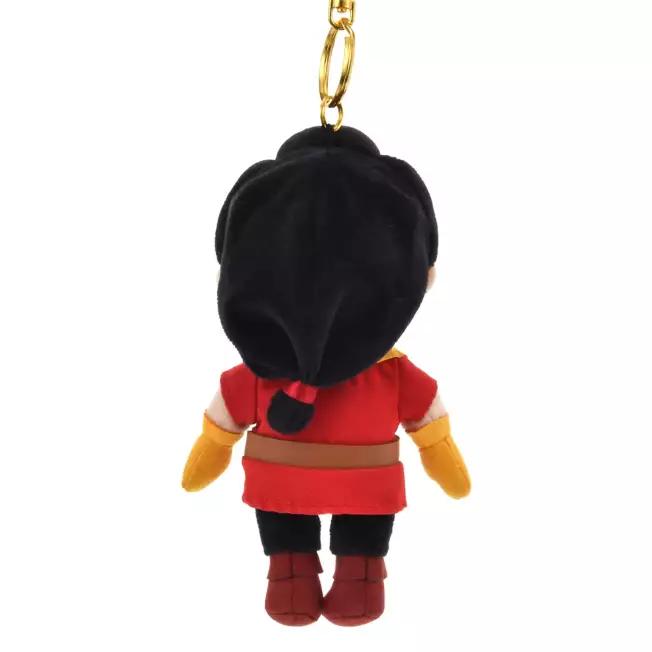 DISNEY Gaston Plush Key Chain TINY Beauty and the Beast Japan NEW