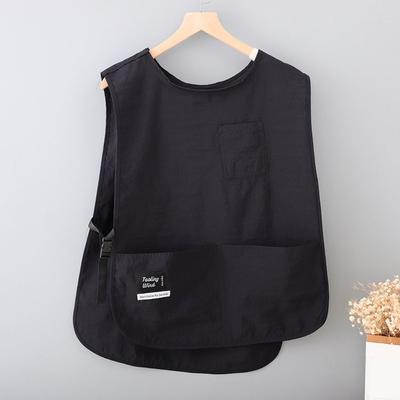 Solid Color Stain-proof Waistcoat Waterproof Beauty Apron Creative Cooking Apron  Kitchen