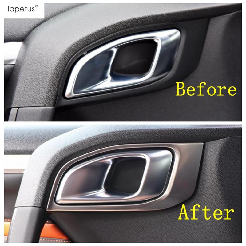 For Haval Dargo Accessories Car Inner Door Handle Bowl Frame Decoration Panel Cover Trim Stainless Steel Interior Kit