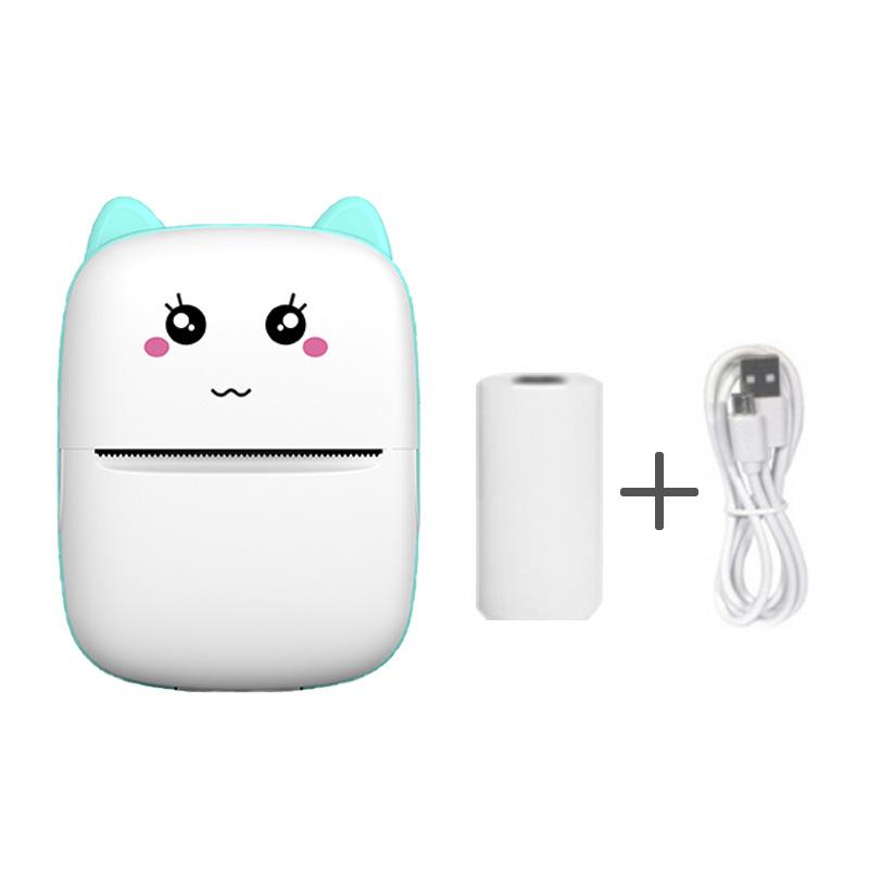 Portable Thermal Printer MINI Wirelessly BT 203dpi Photo Label Memo Wrong Question Printing With USB Cable Imprimante Portable