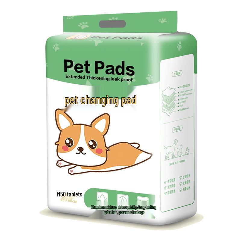 Pet Pee Pads: Disposable, Colorful, Large Quantity Diapers for Dogs