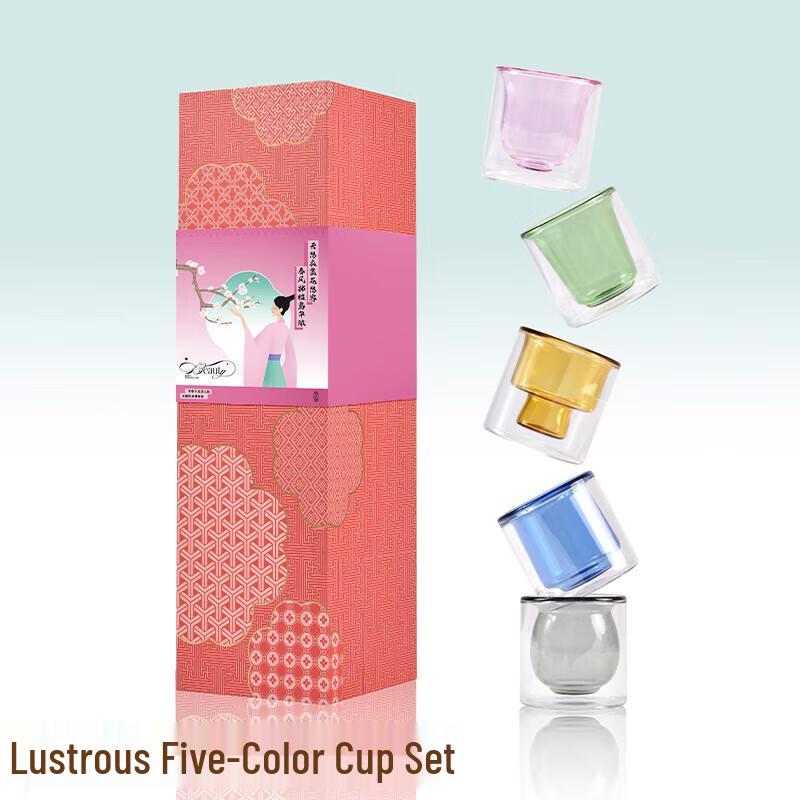 Qingputang Suxin Linglong Glazed Glass Tea Set