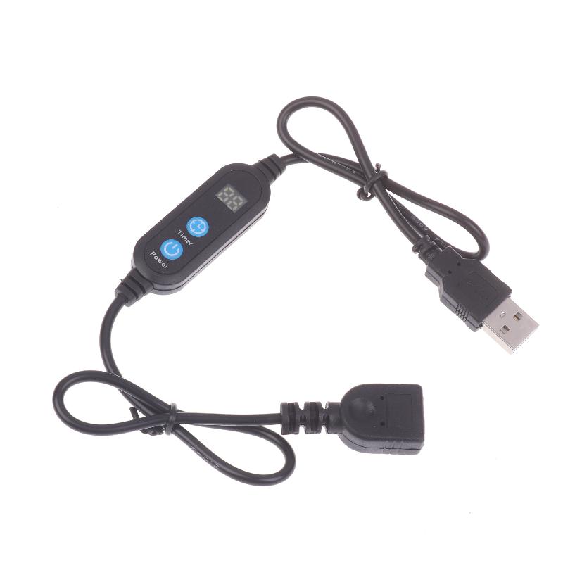 Digital Timer Cable Switch Auto Cut-off USB Connector for LED Strips and Motors