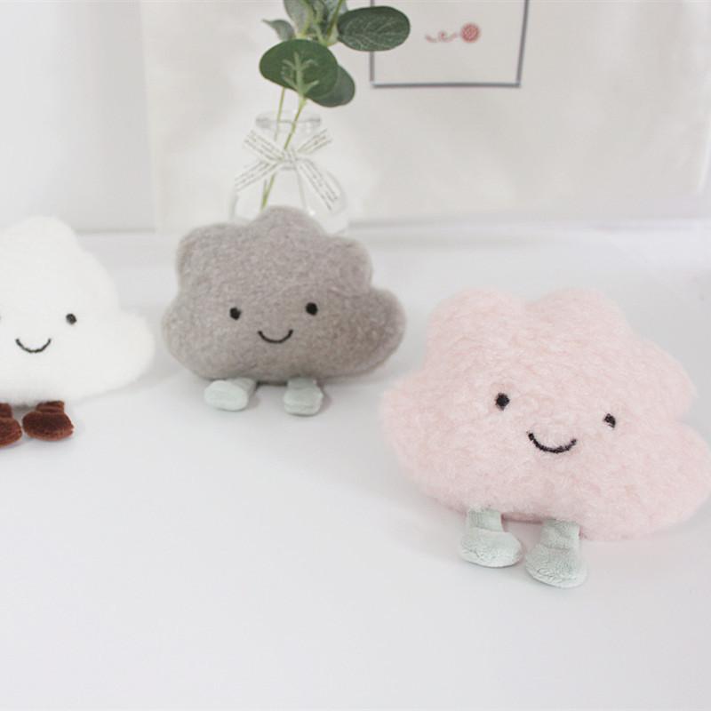 New Creative Cute Cartoon Cloud Pin Brooch Bag Clothes Lapel Pin Jacket Dream Badge Plush Brooch Jewelry Gift for Kids Girls