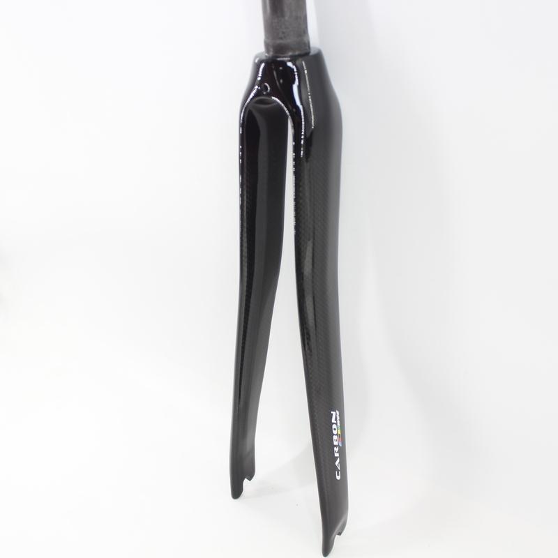 Brand new QILEFU Road bike 3K full carbon fibre bike forks Fixed Gear Track carbon bicycle front fork lightest