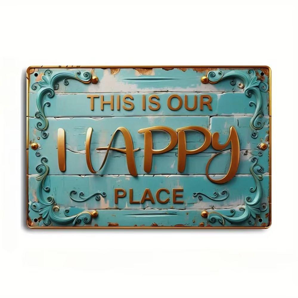 Tin Sign Wall Art Retro Metal Painting Home Decor 20x30cm