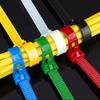 100 PCS Durable Self-locking Zip Ties Multi Purpose Car Instrument Zip Ties  for Auto Repairing