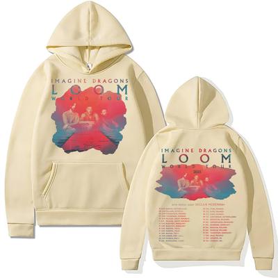 Imagine Dragons Band Loom Tour 2025 Hoodie Women/Men Fashion Hip Hop Streetwear Trend New Loose Sweatshirt Creative Design Hoody