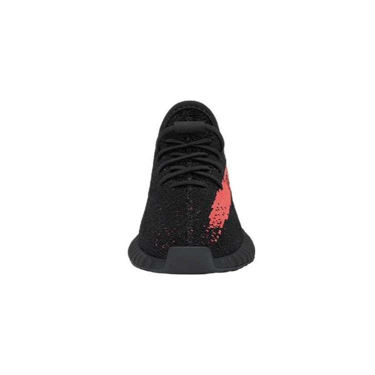 adidas Yeezy Boost 350 V2 Çocuk Kırmızı Çocuk Spor Ayakkabı Siyah Core-Black HP6591