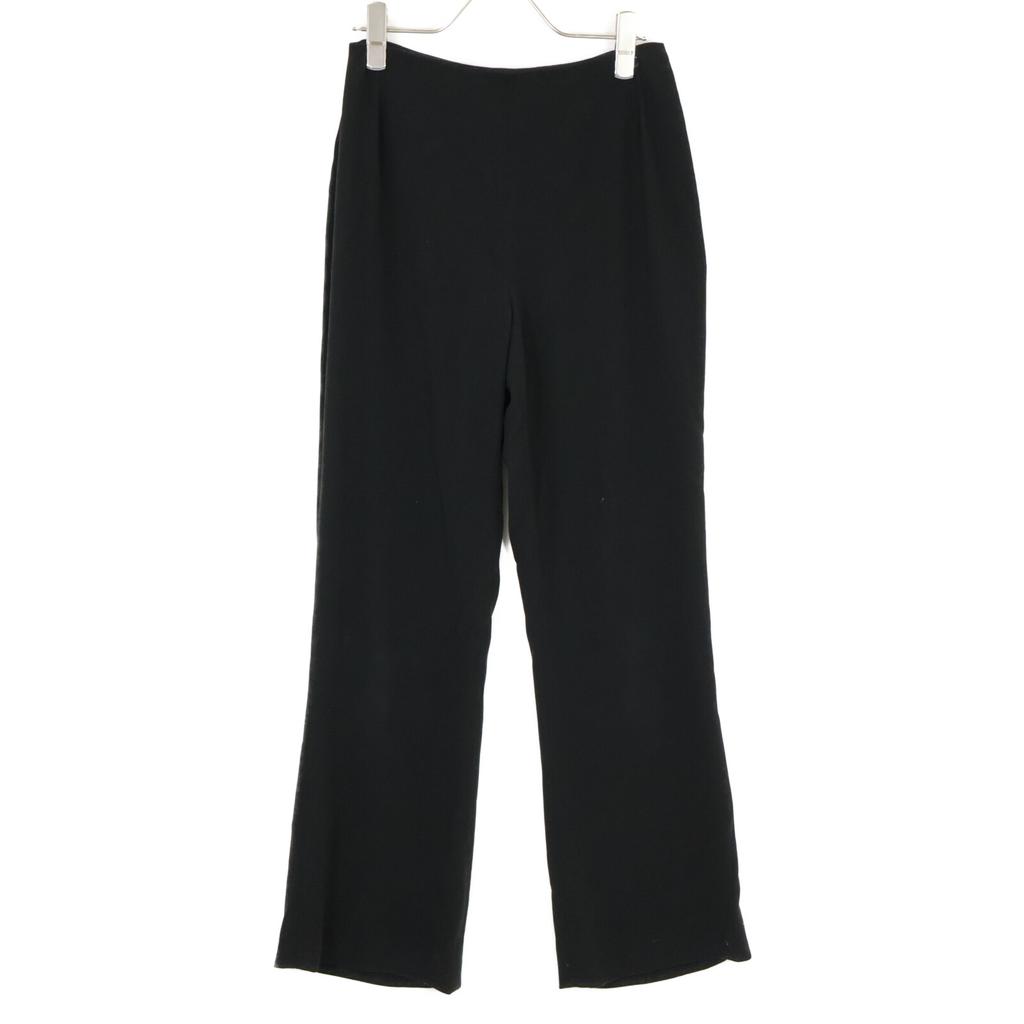 Chanel 00 P16623V06371 Black CC Logos Straight Pants Bottoms 38 blackUsed