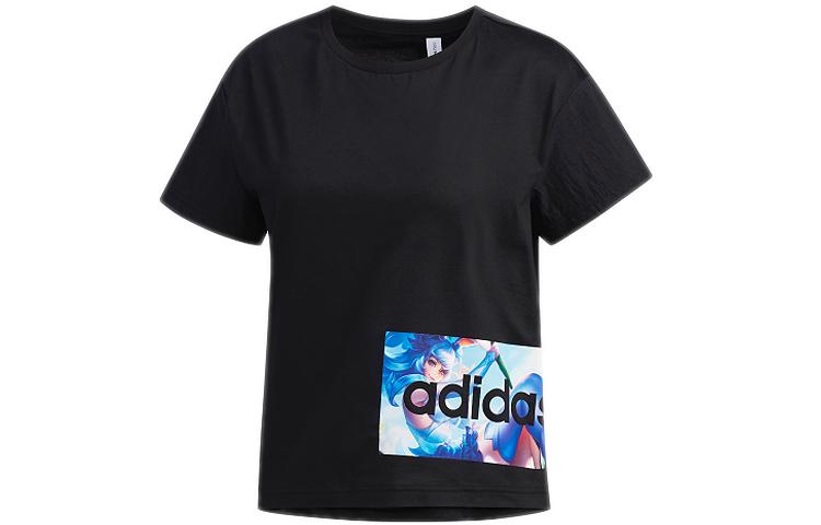 

Adidas Neo x HONOR OF KINGS Drop Shoulder Sleeve T Shirt Women s Black FR7993 L