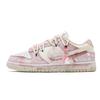 Dunk Leer Slipbestendig Slijtvast Lage top Skateschoenen Unisex Roze DD1503-103(Team726-)