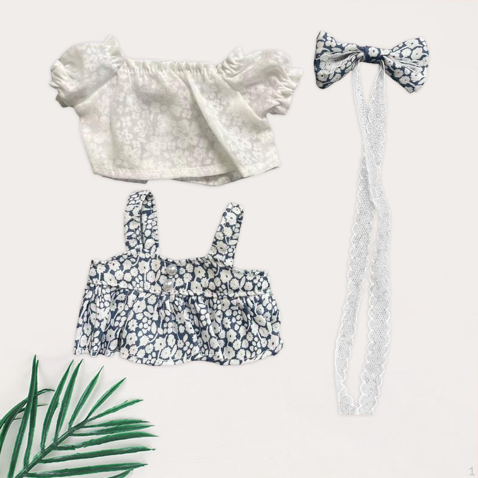 

15 см плюшевая одежда в виде утки, аксессуары для кукольной одежды, милый наряд для ролевых игр синий