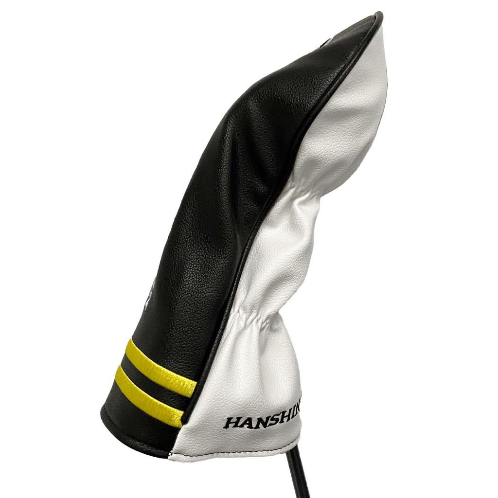 Hanshin Tigers Team Approved Golf 2025 Driver Head Cover Head Cover Made with Floating Synthetic Leather Direct Embroidery 460cc Compatible Callaway