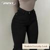 JPNTKY Women's Fashion Casual Solid Color Print Pants & Capris