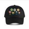 Playful Abstract Bloom Garden Set Baseball Cap Fashion Outdoor Sports Sunhat Unisex Snapback Cap Womens