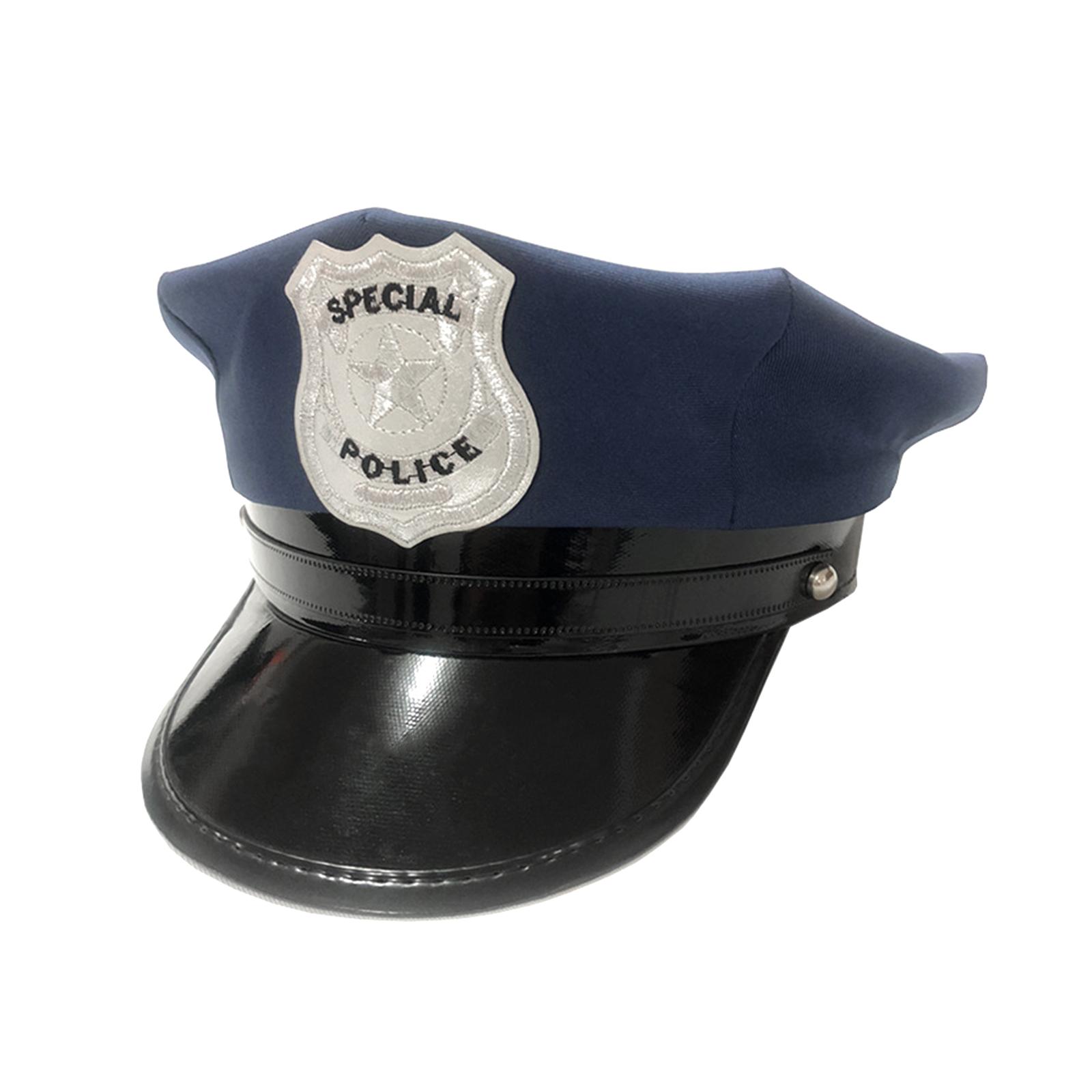 Children Police Hat Fancy Dress Headgear Funny Kids Police Officer Hat for