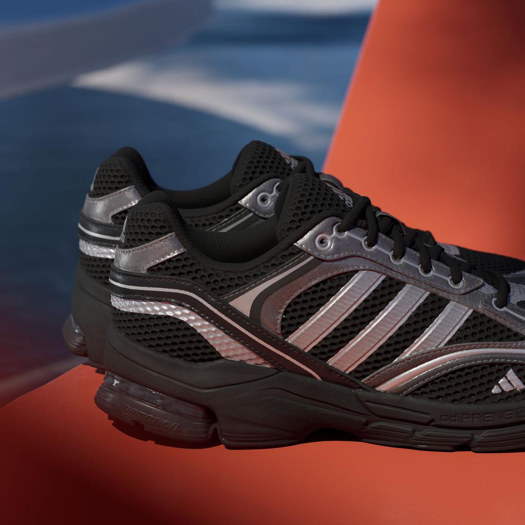 Adidas Spiritain 2000 Chunky Sneakers Unisex Low Top Black/Bright Meta