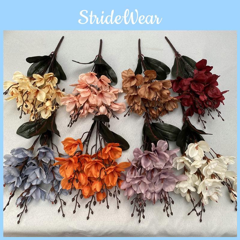 Magnolia Lifelike Bouquet For Wedding Decorations And Home Interior Gift Design