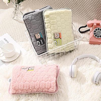 National Standard Electric Rechargeable Cartoon Embroidery Hand Warmer: Explosion-Proof, Safe, Warm Bag for Hands and Abdomen.