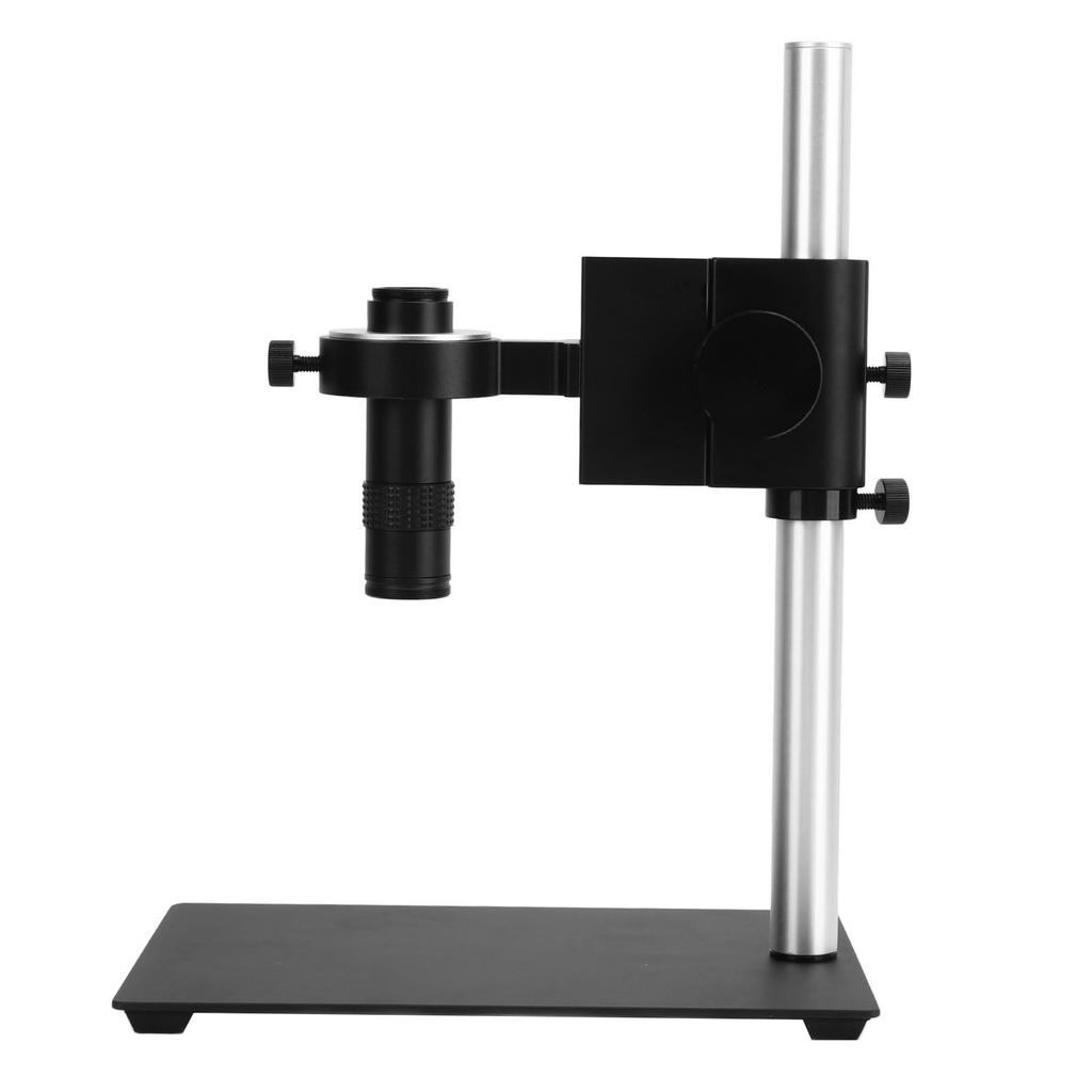 Industrial Microscope Kit Set Electronic Lens Holder 130X Monocular HD Imaging with C Interface