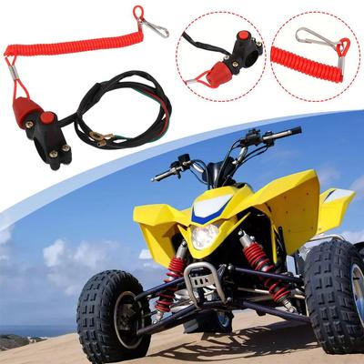 Motor Stop Schalter Leine Lanyard Notfall Schalter Boot Stop Motor Töten Motorrad Taste Quad Motor ATV Schalter Außenborder M1Q2