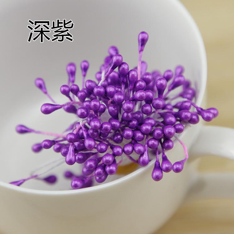 Simulation Flower Stamen Decorative Flowers Accessories Manual Stamen Artificial Beads Multicolor Resin