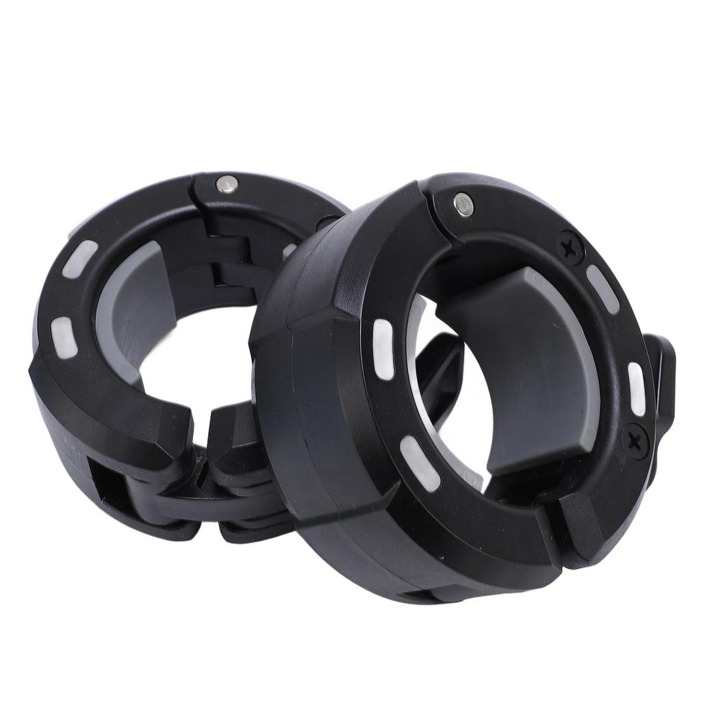 2PCS Barbell Clamps Magnetic Quick Release Weight Bar Plate Locks Collar Clips for 50mm Barbell Workout Weightlifting