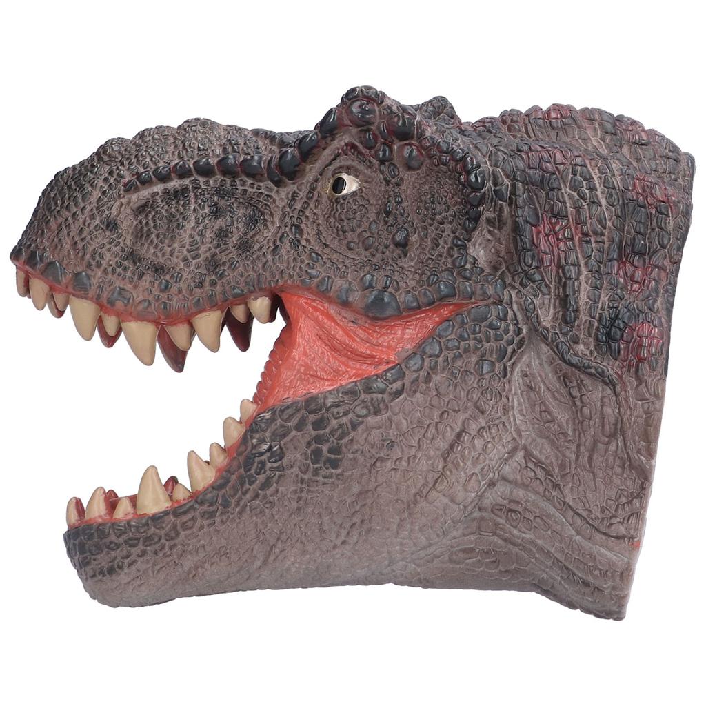 Dinosaur Puppet Rubber Portable Hand Drawn Comfortable Grip Tyrannosaurus Hand Puppet