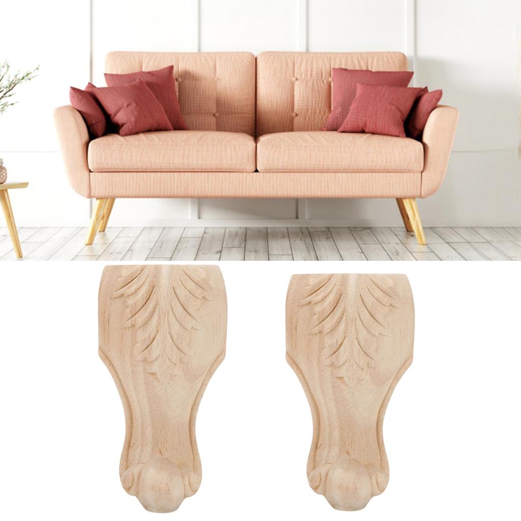 4PCS Carved Cabinet Feet Sofa Closet Coffee Table Foot Guesthouse Accessories for Hotel