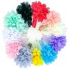 Women Chiffon Flower Elastic Hair Rope Bands Cute Girls Telephone Wire Line Elasticity Hair Ties For Kids Girls Hair Accessories