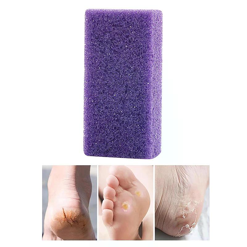 1 Stück Fuß-Bimssteine Hornhautentferner Schwamm Fuß-Ferse Pediküre Peeling-Werkzeug Für Fußreinigung