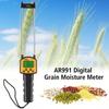 Digital with Measuring Probe Grain Moisture Meter Humidity Tester for Corn Wheat Rice Bean Smart Sensor LCD Display Agricultural Tools Hygrometer
